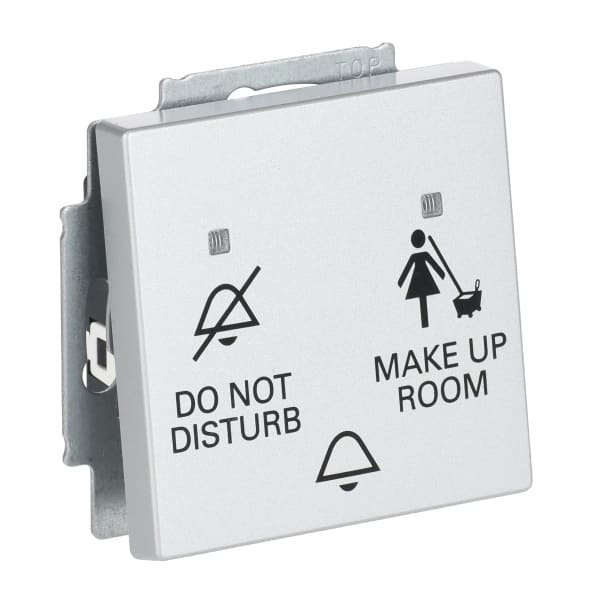 BUSCH-JAEGER - Klingeltaster-Einsatz DND/MUR 24V 6A Ausseneinheit LED alusilber - Plattform 63