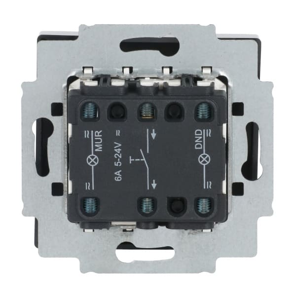 BUSCH-JAEGER - Klingeltaster-Einsatz DND/MUR 24V 6A Ausseneinheit LED anthrazit - Plattform 63