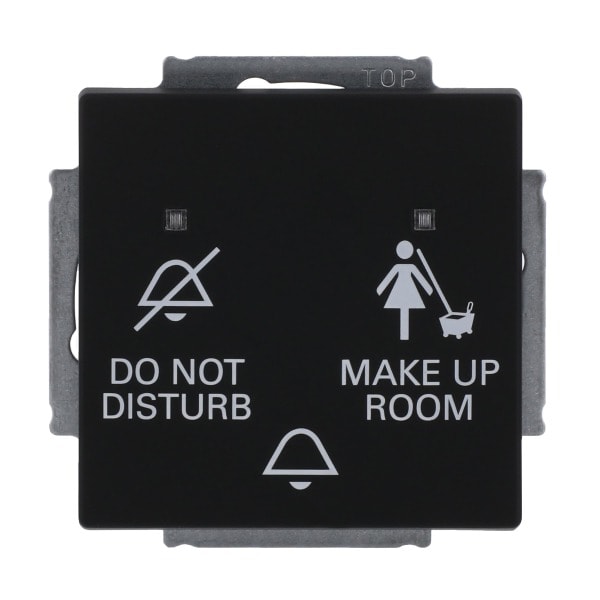 BUSCH-JAEGER - Klingeltaster-Einsatz DND/MUR 24V 6A Ausseneinheit LED schwarz matt Plattform 63