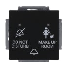BUSCH-JAEGER - Klingeltaster-Einsatz DND/MUR 24V 6A Ausseneinheit LED schwarz matt Plattform 63