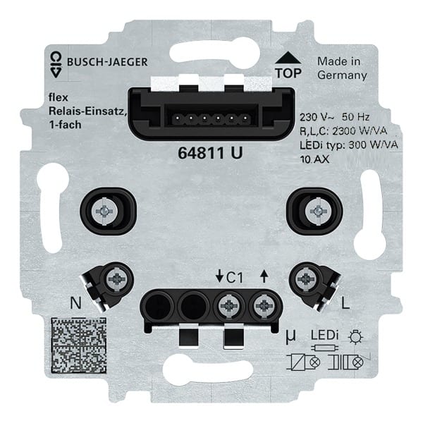 BUSCH-JAEGER - Relais-Einsatz 1-fach 230 V flexTronics / free@home