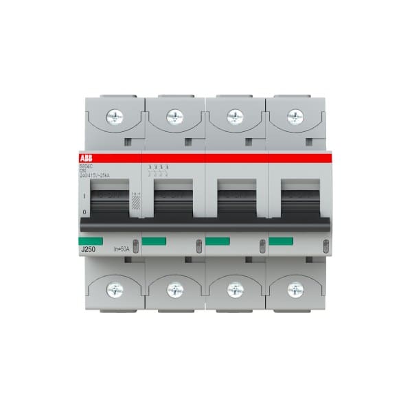 ABB - HLS-Sicherungsautomat 4-polig Charakteristik C Bemessungsstrom 50A 25kA/400VAC