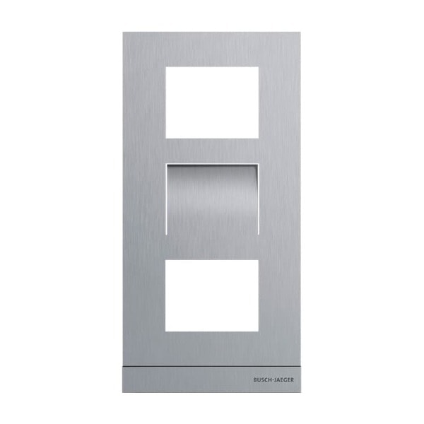 BUSCH-JAEGER - Frontplatte Video 1/3 aluminium - Busch-Welcome 2-Draht und Welcome IP