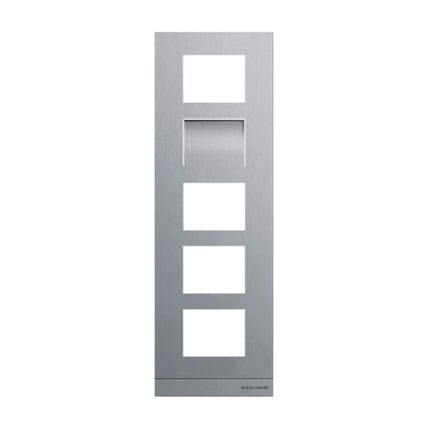 BUSCH-JAEGER - Frontplatte Video 1/5 aluminium - Busch-Welcome 2-Draht und Welcome IP