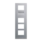 BUSCH-JAEGER - Frontplatte Video 1/5 aluminium - Busch-Welcome 2-Draht und Welcome IP