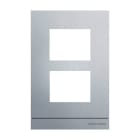 BUSCH-JAEGER - Frontplatte Audio 1/2 aluminium - Busch-Welcome 2-Draht