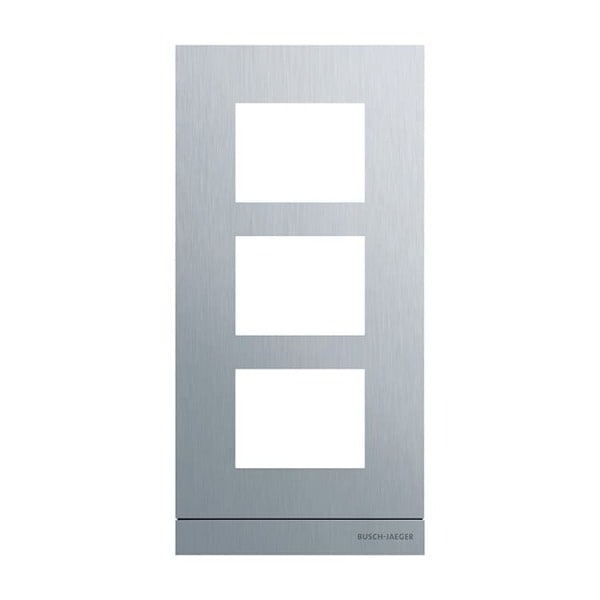 BUSCH-JAEGER - Frontplatte Audio 1/3 aluminium - Busch-Welcome 2-Draht