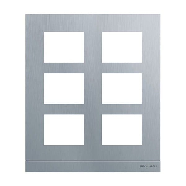 BUSCH-JAEGER - Frontplatte Audio 2/3 aluminium - Busch-Welcome 2-Draht