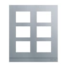 BUSCH-JAEGER - Frontplatte Audio 2/3 aluminium - Busch-Welcome 2-Draht