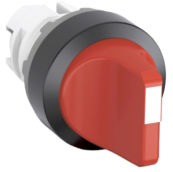 ABB - M2SS1-10R Wahlschalter-Vorsatz B-C rot, 2 Stellungen, kurzer Drehgriff