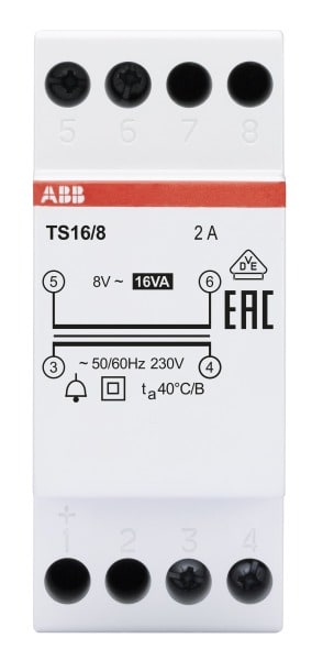 ABB - Klingeltransformator 16 VA 8 V AC
