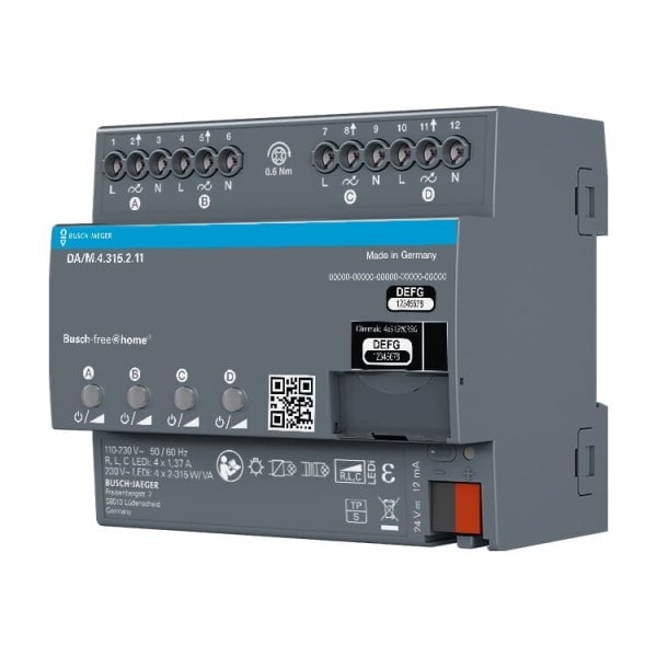 BUSCH-JAEGER - Dimmaktor 4-fach 315W - Busch-free@home TP