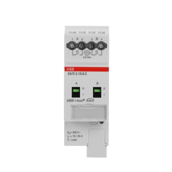ABB - KNX Schaltaktor 2-fach 16 A C-Last mit Energiefunktion REG
