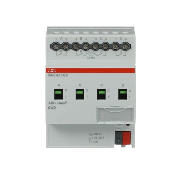 ABB - KNX Schaltaktor 4-fach 16 A C-Last mit Energiefunktion REG