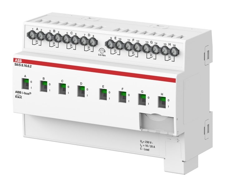 ABB - KNX Schaltaktor 8-fach 16 A C-Last mit Energiefunktion REG