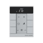 BUSCH-JAEGER - free@home Tenton Raumtemperaturregler mit Bedienfunktion 6-fach alusilber