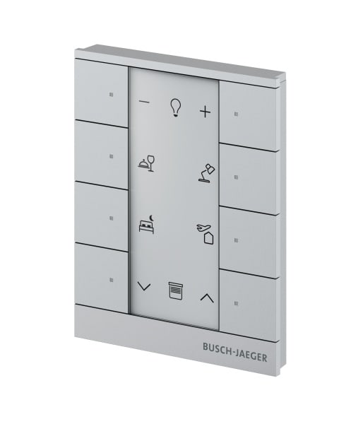 BUSCH-JAEGER - free@home Tenton Bedienelement 8-fach alusilber