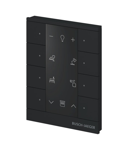 BUSCH-JAEGER - free@home Tenton Bedienelement 8-fach schwarz matt