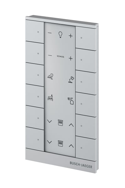 BUSCH-JAEGER - free@home Tenton Bedienelement 12-fach alusilber