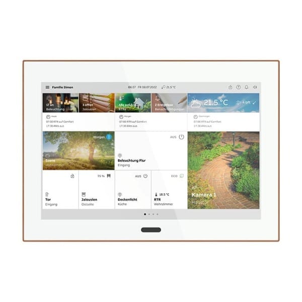 BUSCH-JAEGER - KNX Busch-SmartTouch 10'' Wi-Fi Glas weiß/roségold