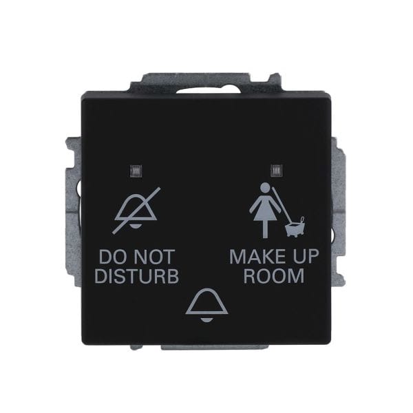 BUSCH-JAEGER - Klingeltaster-Einsatz DND/MUR 24V 0,05A Ausseneinheit schwarz matt -Plattform 63