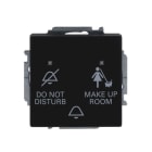 BUSCH-JAEGER - Klingeltaster-Einsatz DND/MUR 24V 0,05A Ausseneinheit schwarz matt -Plattform 63