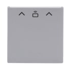BUSCH-JAEGER - Zentralscheibe mit Aufdruck Pfeile CARD RFID alusilber - Plattform 63