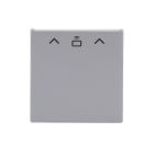BUSCH-JAEGER - Zentralscheibe mit Aufdruck Pfeile CARD RFID alusilber - Plattform 63