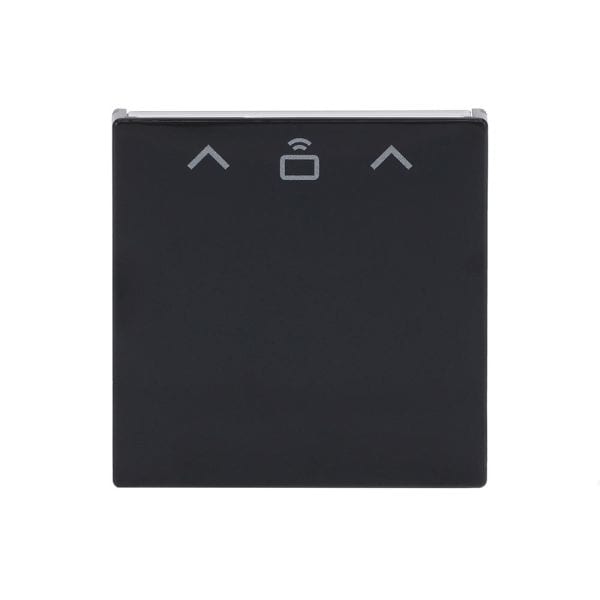 BUSCH-JAEGER - Zentralscheibe mit Aufdruck Pfeile CARD RFID anthrazit - Plattform 63