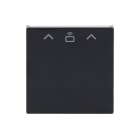 BUSCH-JAEGER - Zentralscheibe mit Aufdruck Pfeile CARD RFID anthrazit - Plattform 63