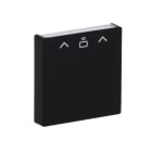 BUSCH-JAEGER - Zentralscheibe mit Aufdruck Pfeile CARD RFID schwarz matt - Plattform 63