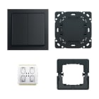 BUSCH-JAEGER - Komplettset Smart Switch Funk schwarz matt - Plattform 63