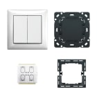 BUSCH-JAEGER - Komplettset 3x Friends of Hue Smart Switch Funk alpinweiß - balance SI