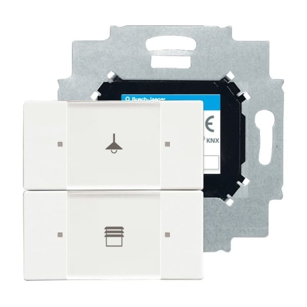 BUSCH-JAEGER - KNX Bedienelement 2-fach mit beiliegendem Busankoppler