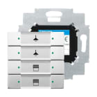 BUSCH-JAEGER - KNX Bedienelement 4-fach mit beiliegendem Busankoppler
