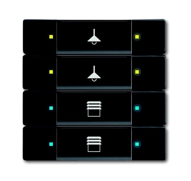 BUSCH-JAEGER - KNX Bedienelement 4/8-fach Multifunktion/Farbkonzept