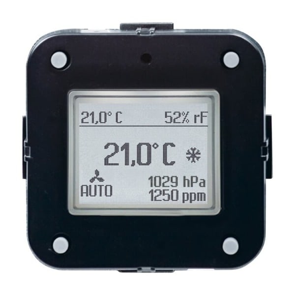 BUSCH-JAEGER - KNX Raumtemperaturregler mit CO2/Feuchte-Sensor Heiz-/Kühlbetrieb