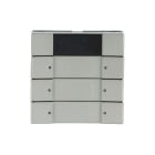 BUSCH-JAEGER - KNX Bedienelement 3/6-fach mit IR-Schnittstelle Multifunktion/Farbkonzept