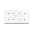 BUSCH-JAEGER - KNX Touch-Bedienelement 4-fach mit Raumtemperaturregler Konfigurierbares Gerät