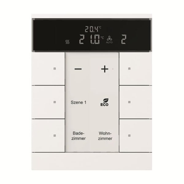 BUSCH-JAEGER - KNX Raumtemperaturregler 6-fach Busch-Tenton studiow