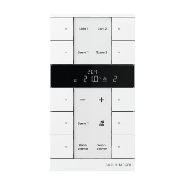 BUSCH-JAEGER - KNX Raumtemperaturregler Nebenstelle 10-fach Busch-Tenton studiow
