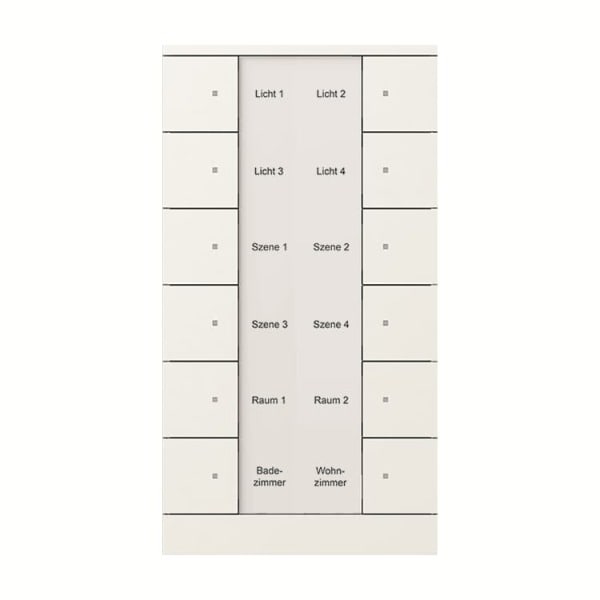 BUSCH-JAEGER - KNX Bedienelement 12-fach Busch-Tenton studioweiß matt