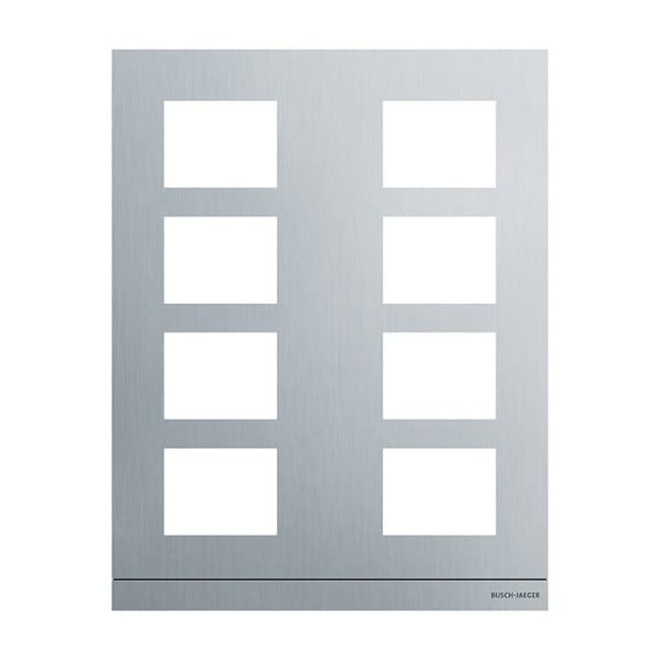 BUSCH-JAEGER - Frontplatte Audio 2/4 aluminium - Busch-Welcome 2-Draht