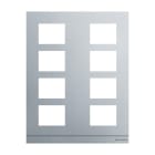 BUSCH-JAEGER - Frontplatte Audio 2/4 aluminium - Busch-Welcome 2-Draht