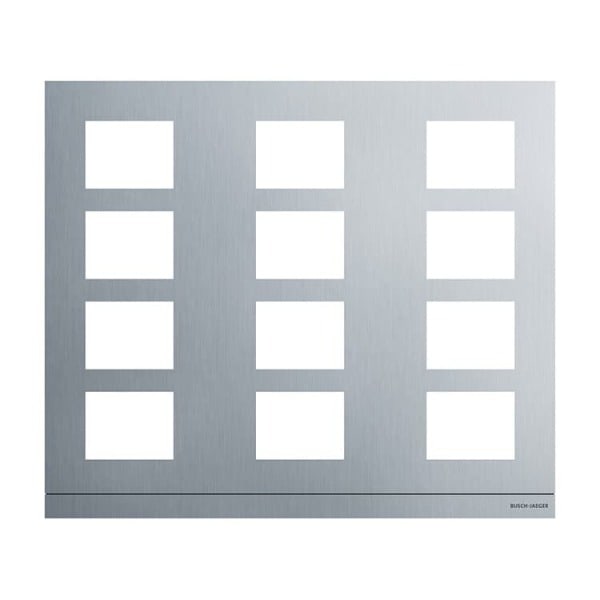 BUSCH-JAEGER - Frontplatte Audio 3/4 aluminium - Busch-Welcome 2-Draht