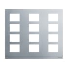 BUSCH-JAEGER - Frontplatte Audio 3/4 aluminium - Busch-Welcome 2-Draht