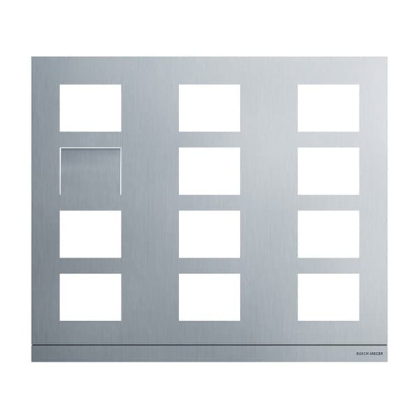BUSCH-JAEGER - Frontplatte Video 3/4 aluminium - Busch-Welcome 2-Draht und Welcome IP