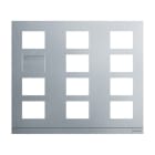 BUSCH-JAEGER - Frontplatte Video 3/4 aluminium - Busch-Welcome 2-Draht und Welcome IP