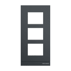 BUSCH-JAEGER - Frontplatte Audio 1/3 anthrazit - Busch-Welcome 2-Draht