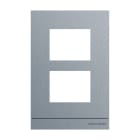 BUSCH-JAEGER - Frontplatte Audio 1/2 edelstahl - Busch-Welcome 2-Draht